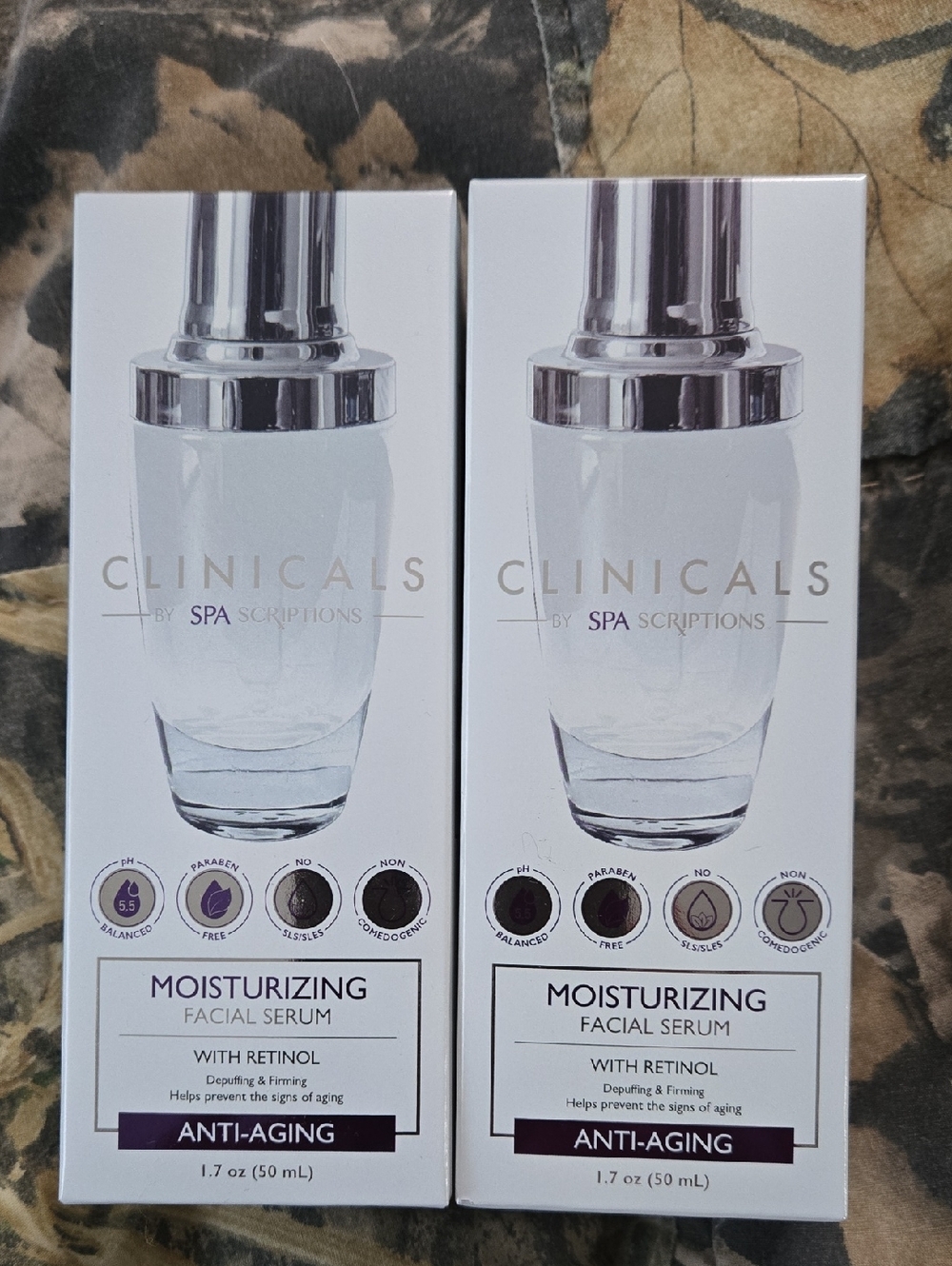 Two Moisturizing Facial Serum with Retinol